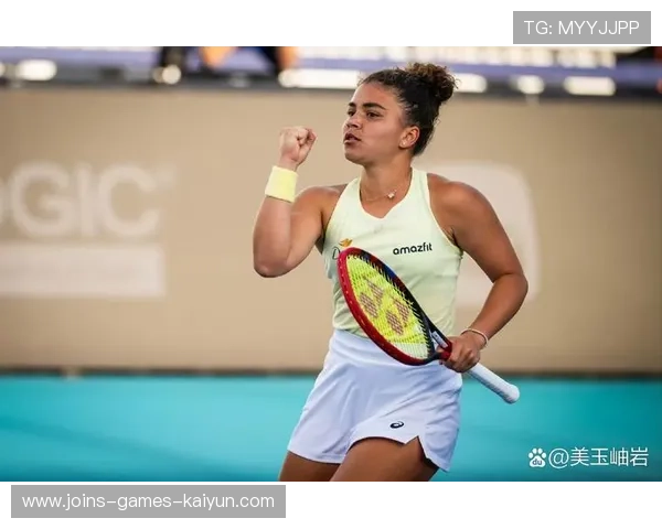 网球女将跳舞庆祝